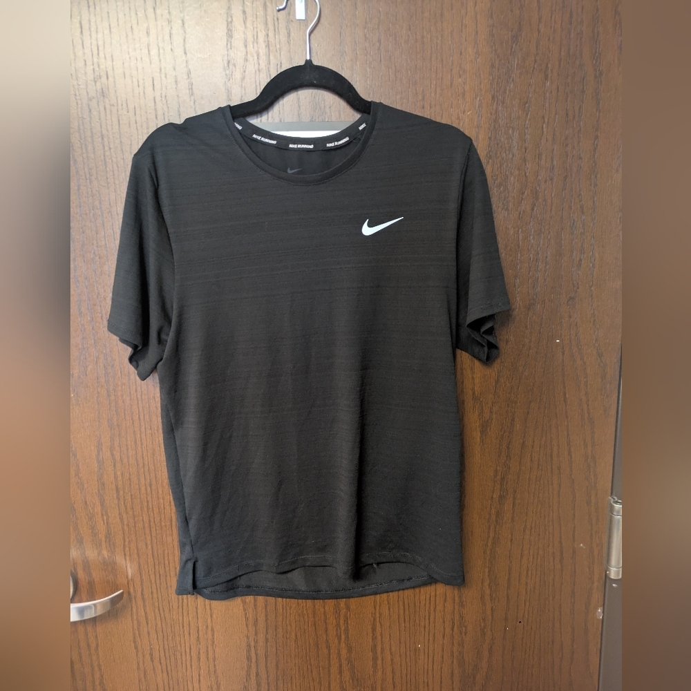 Nike Running Black T Shirt Dri Fit Small Men's